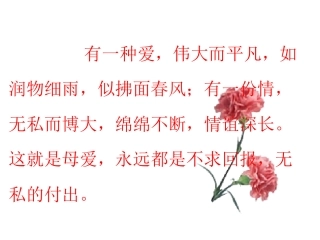 六年级上语文课件－怀念母亲-人教新课标版