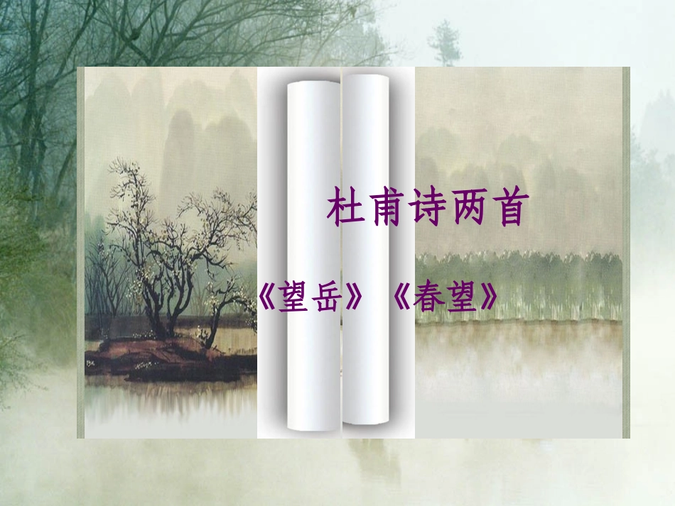 《杜甫诗两首》_第2页