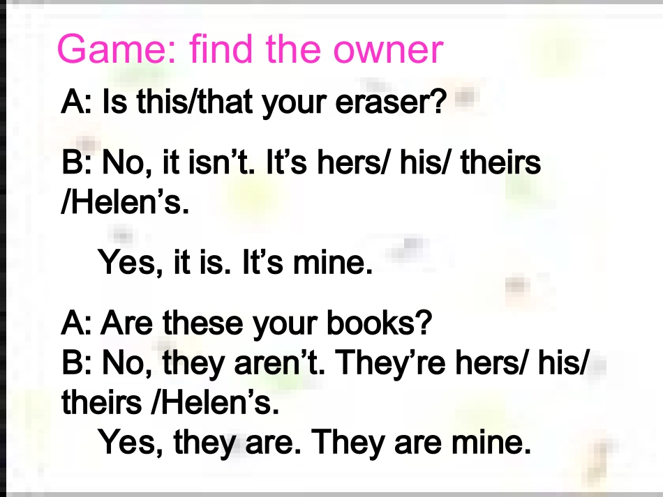 【精品课件】七年级上册unit3sectionB_第3页