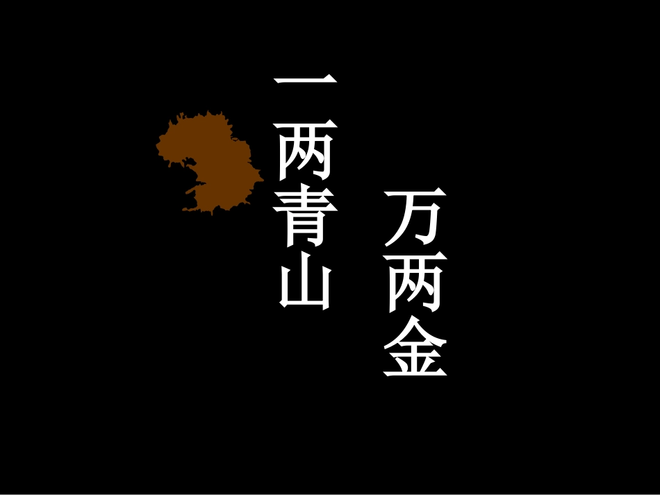 一两青山万两金_第1页