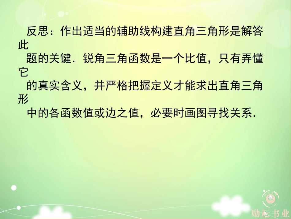 期末复习五　解直角三角形_第3页