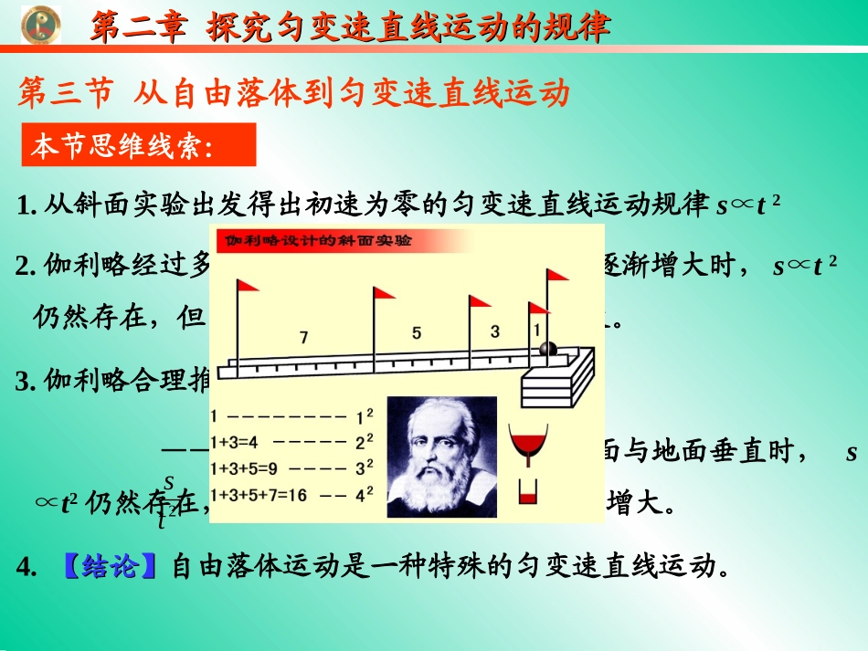 从自由落体到匀变速直线运动+课件+3_第1页