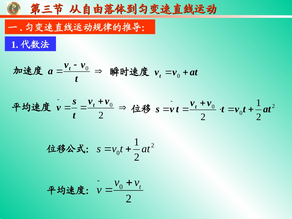 从自由落体到匀变速直线运动+课件+3_第2页