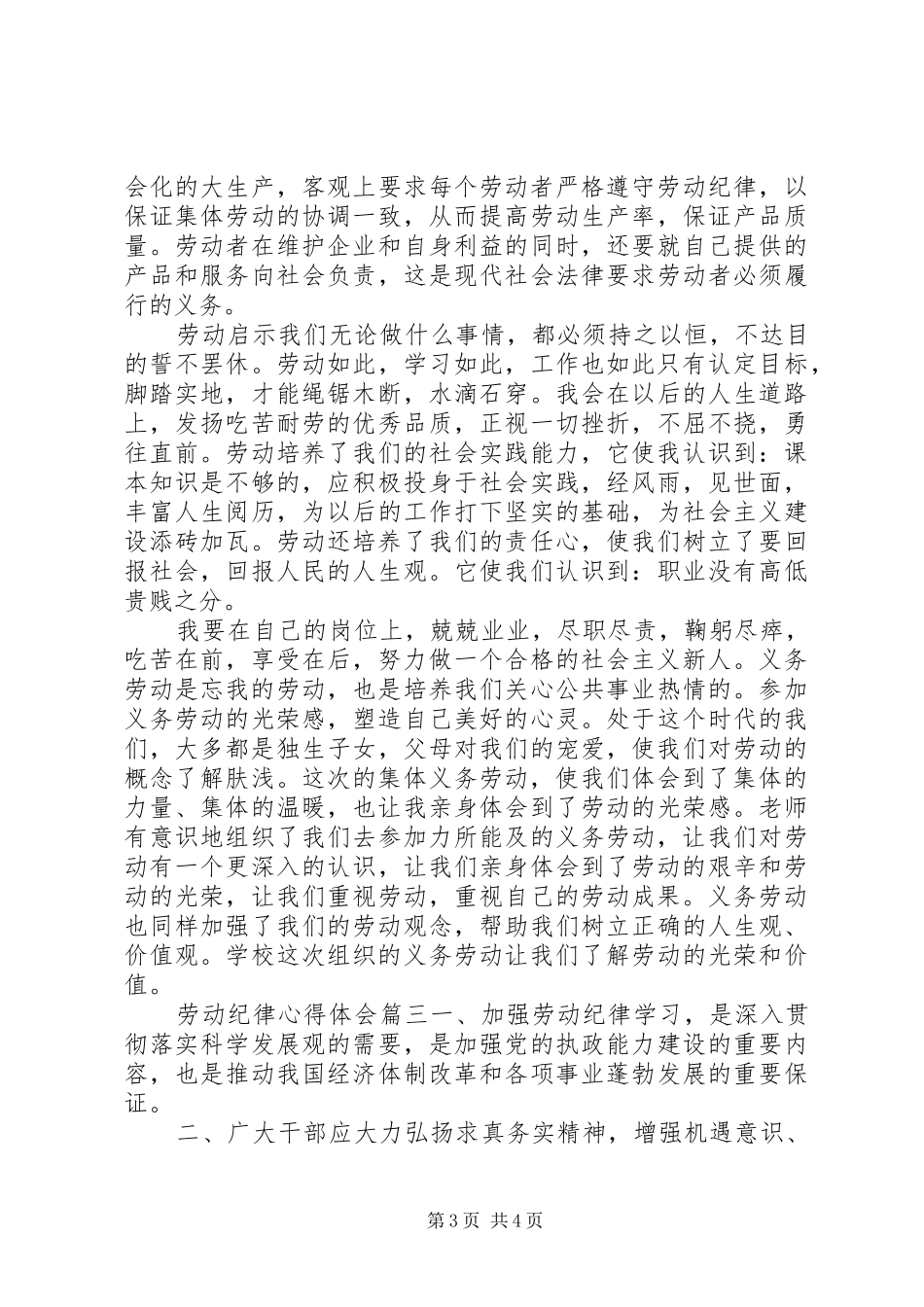 劳动纪律心得体会_第3页