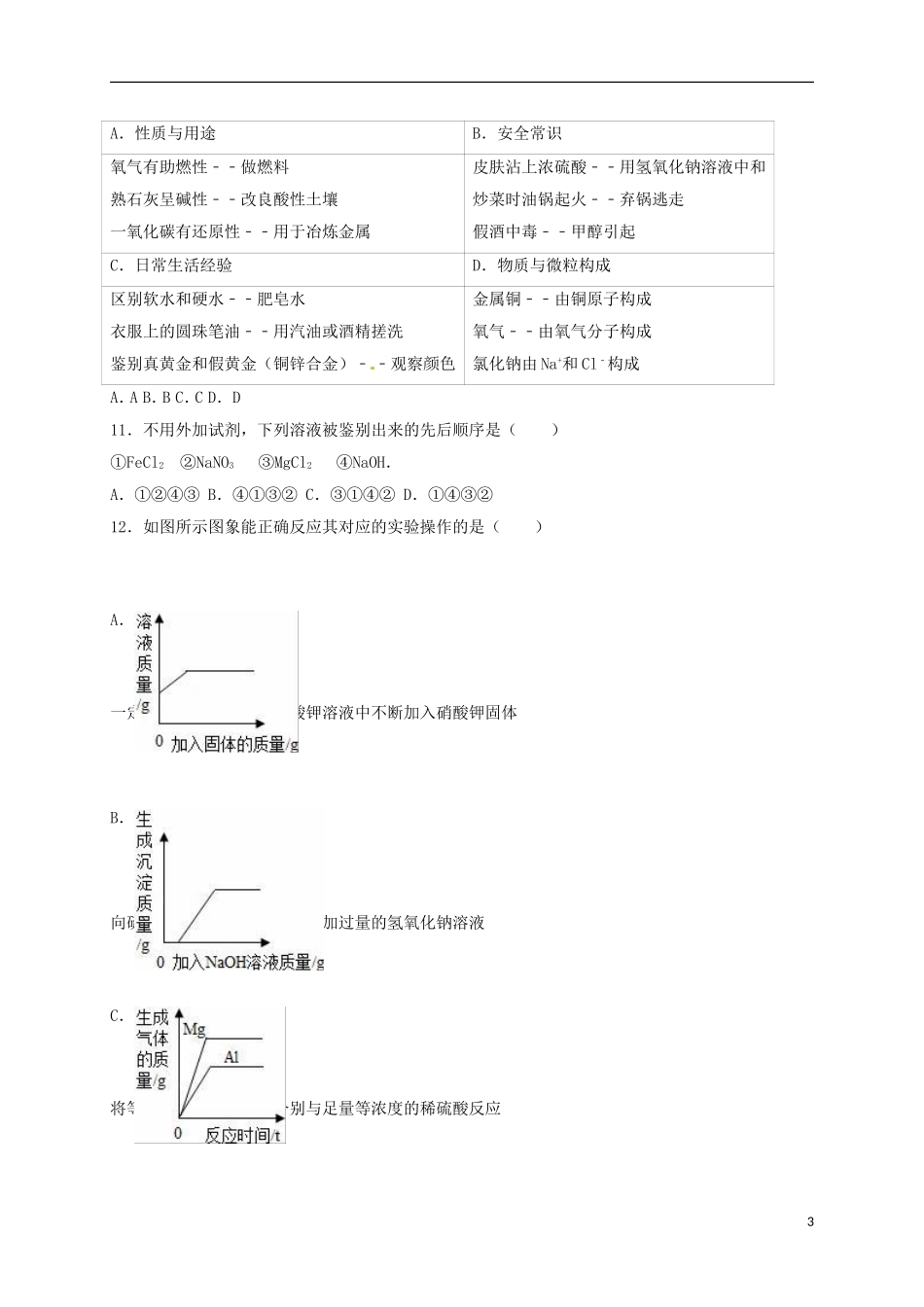 甘肃省天水市中考化学_第3页