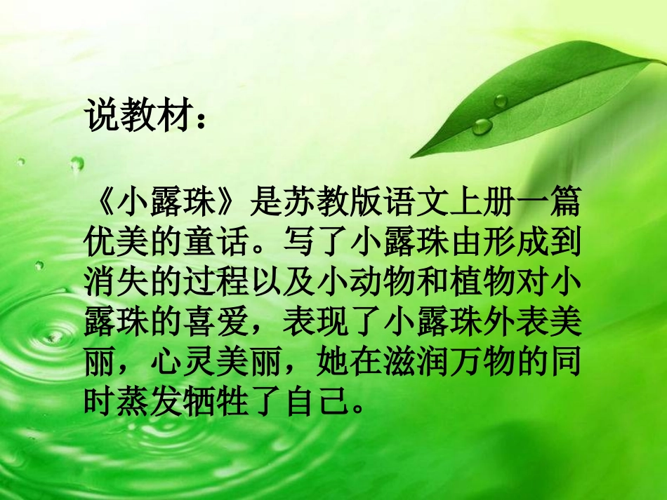 三年级上册《小露珠》课件03_第2页