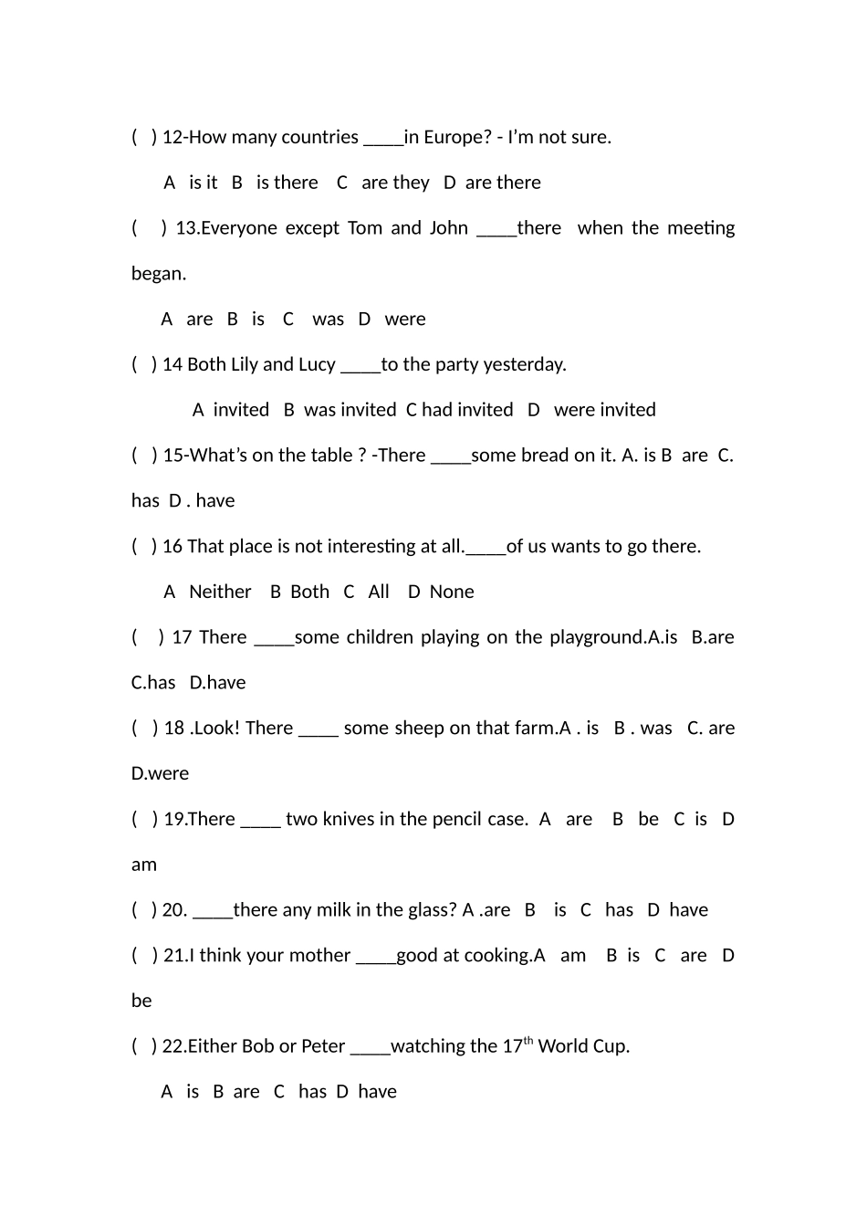 八年级语法专练_第2页