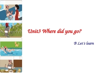 新版PEP六年级下册Unit3_B_Let's_learn