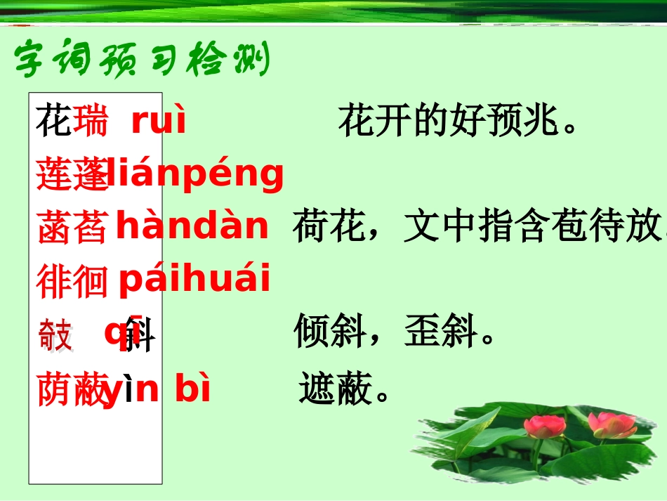 《荷叶母亲》课件 (2)_第3页