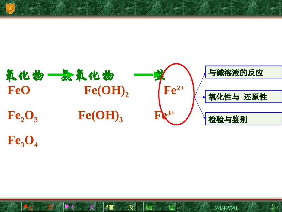铁盐与亚铁盐的性质（公开课）_第2页