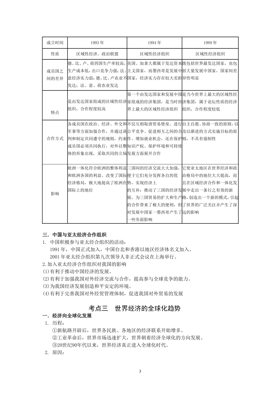 第二次世界大战后世界经济的全球化趋势_第3页