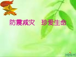 少先队活动课“防震减灾，珍爱生命”说课稿