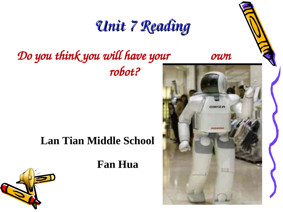 人教版八年级上册Unit7Reading_第1页