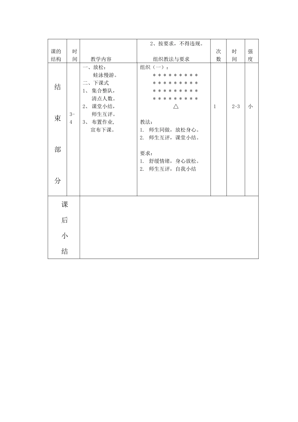 游泳仰泳教案_第3页