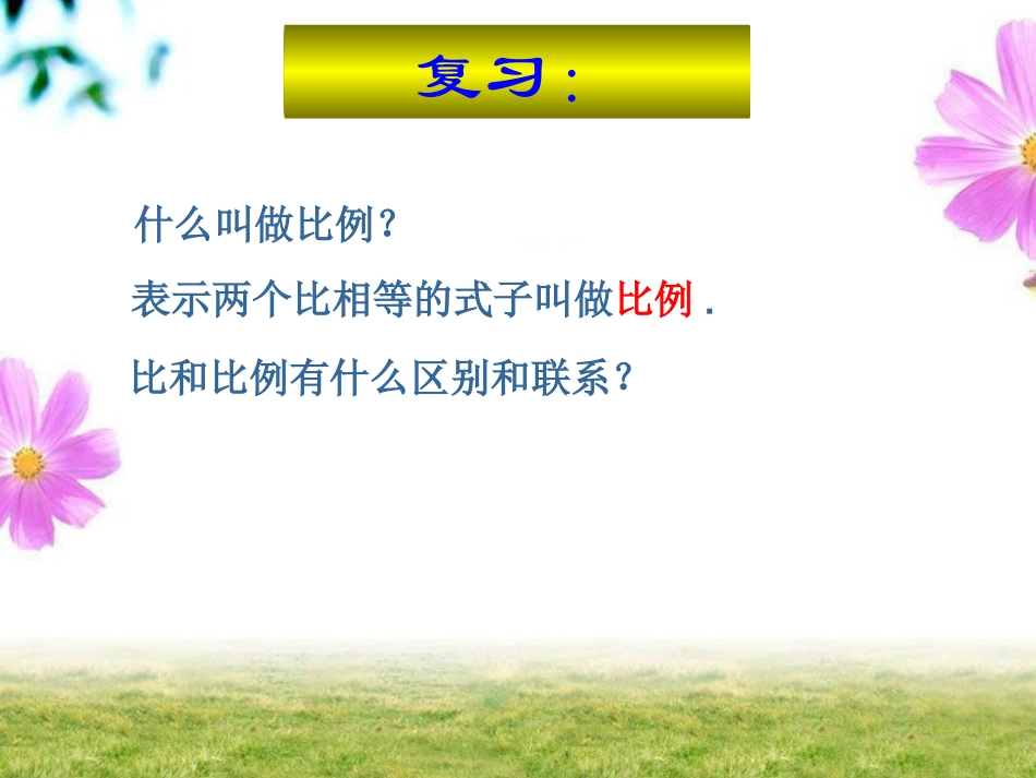 《比例的基本性质》课件_第2页