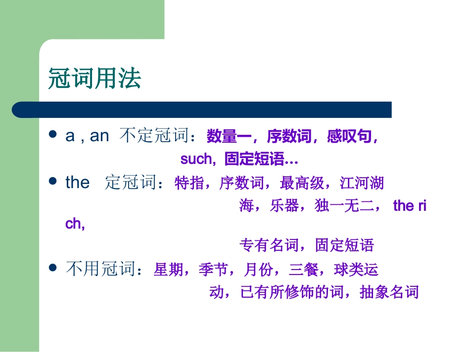 冠词单选演示文稿_第1页