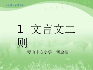 《1学奕》PPT何金桂