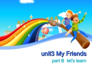 新版pep小学英语四年级上册Unit3-Part-B-Let's-learn课件(1)
