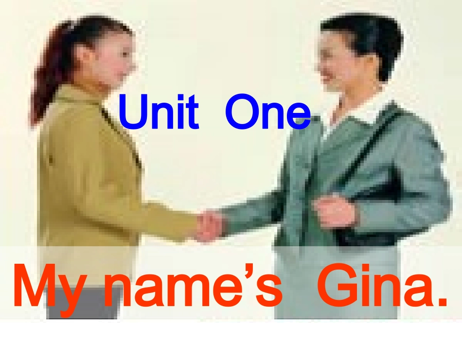 【课件】七年级上册Unit1SectionA_第1页
