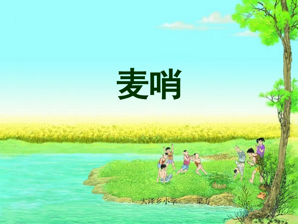 《麦哨》课件2_第1页