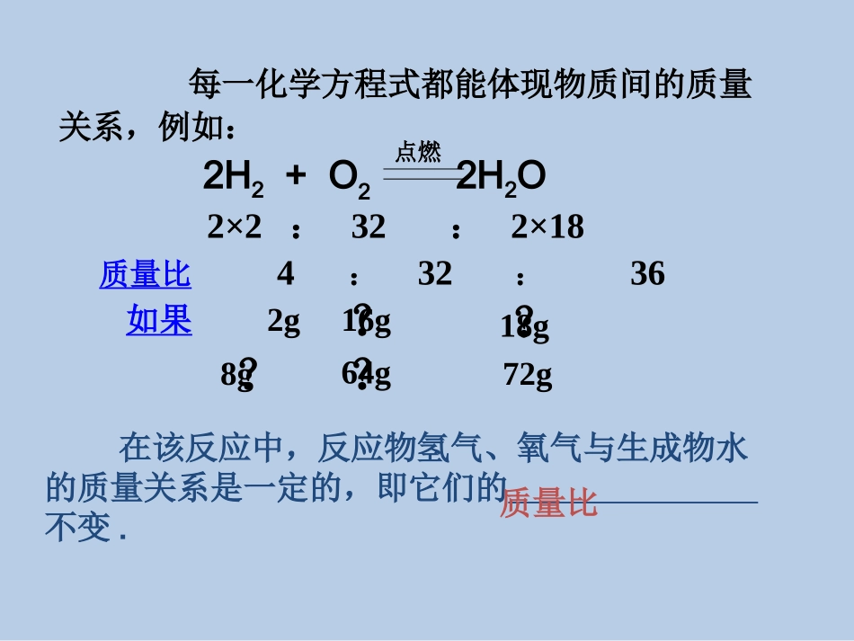 课题3利用化学方程式的简单计算_第3页