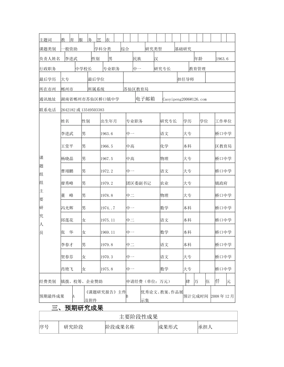 三农课题开论证书_第3页