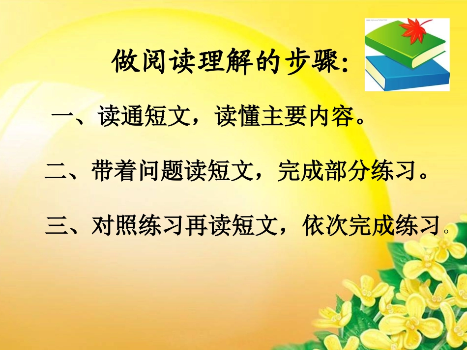 《阅读复习》课件_第2页