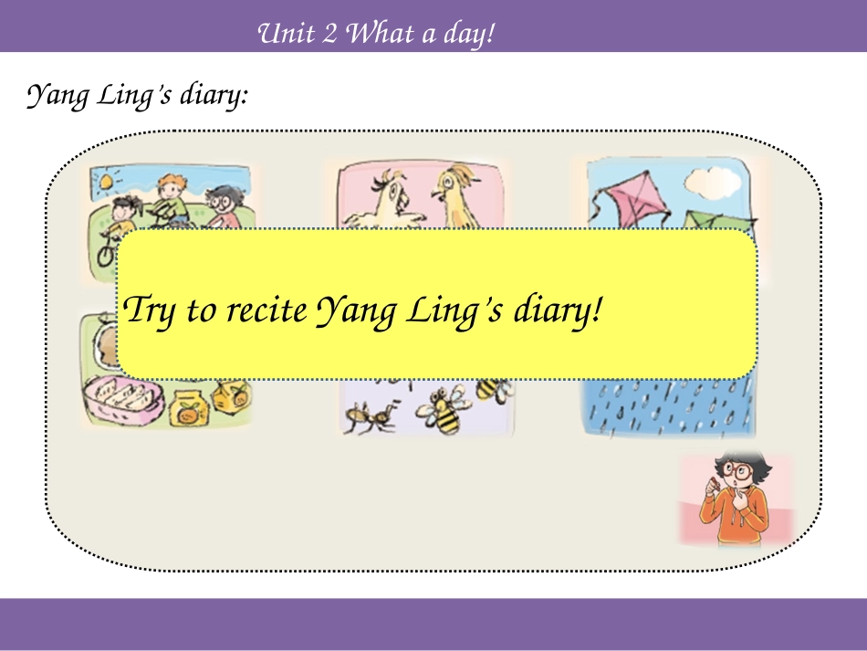 六年级上Unit2Whataday第四课时课件_第3页