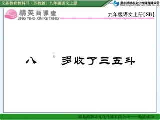 八多收了三五斗