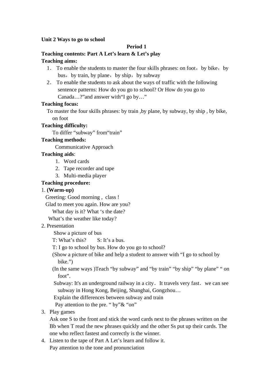 六上_Unit_2_Ways_to_go_to_school_period1-2_第1页