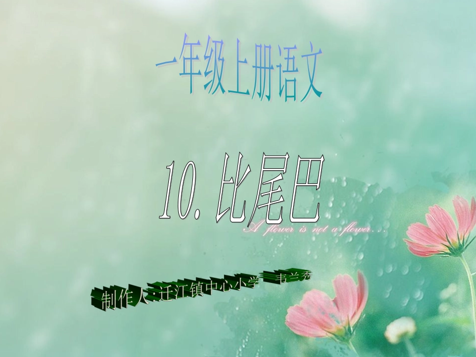 《比尾巴》课件_第1页