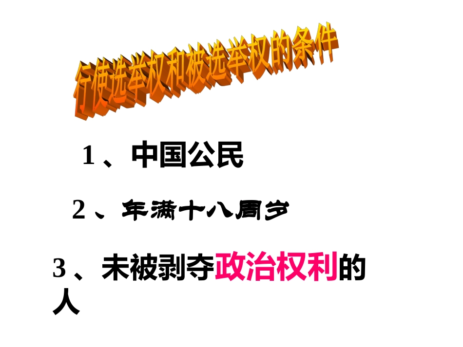 依法参与政治生活（共30张PPT）_第3页