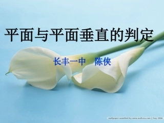 面面垂直的判定课件 (2)