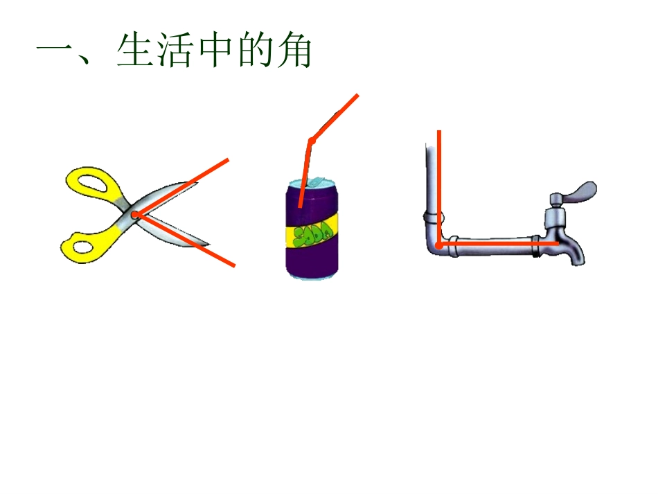 角的初步认识公开课课件_第3页