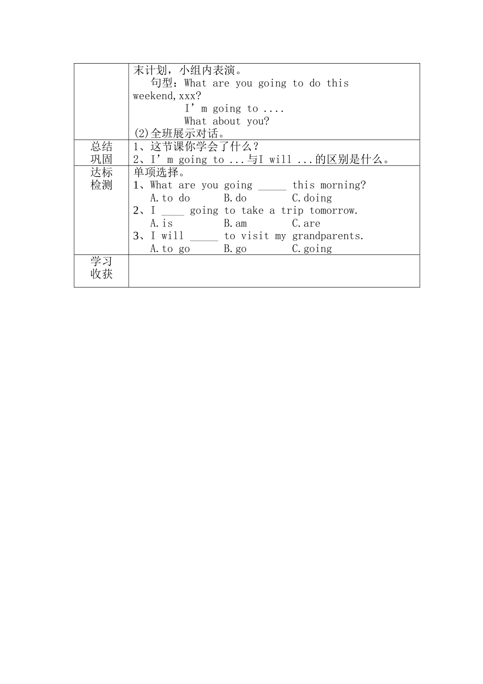 六年级英语Unit3ALet'slearn学案_第2页