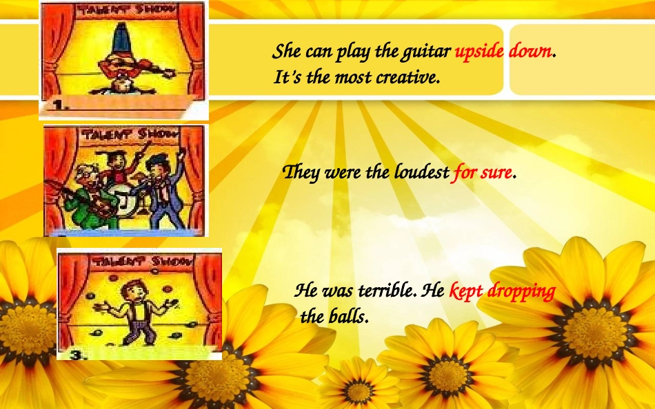 2013人教版英语八年级上_Unit4_Who's_Got_Talent_第2页