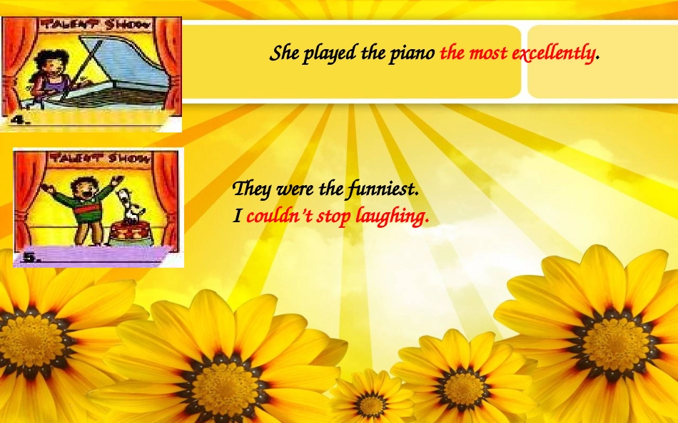 2013人教版英语八年级上_Unit4_Who's_Got_Talent_第3页