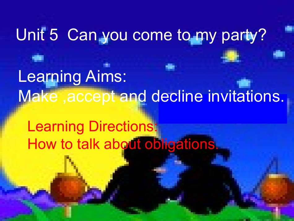 八年级英语上册Unit5课件1_第1页