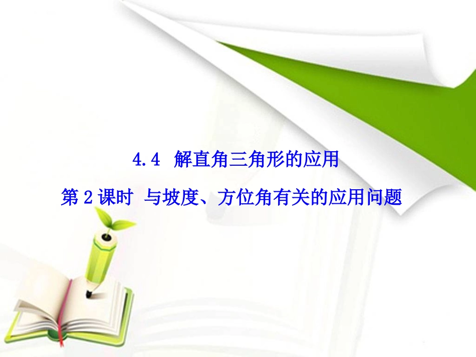 解直角三角形实际应用2_第1页