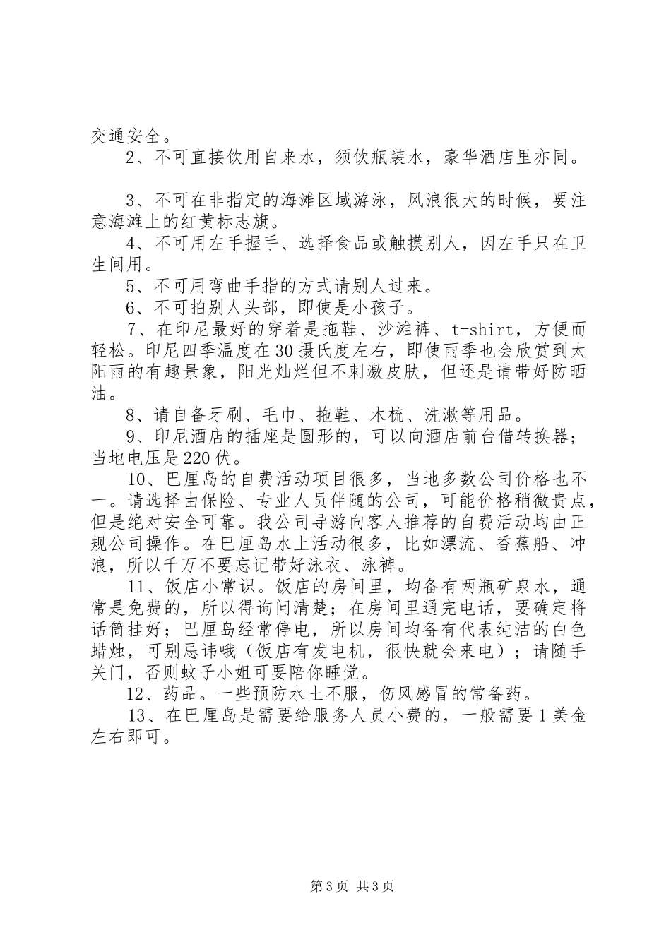 巴厘岛旅游攻略心得_第3页