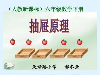 《抽屉原理》公开课PPT课件
