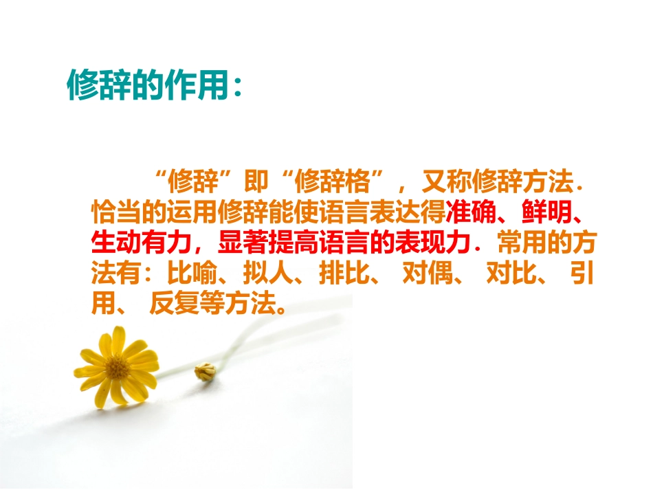 作文训练——运用修辞手法让描写更精彩_第3页