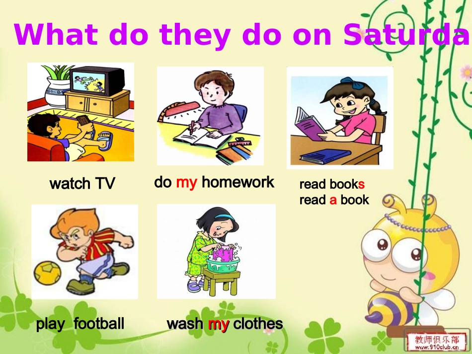 2014年pep新版五年级上Unit2MyweekBLet’slearn课件_第2页