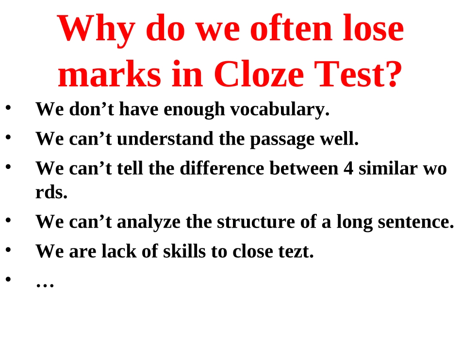 高三英语复习完形填空_第2页