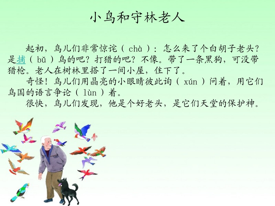 小鸟和守林老人_第3页