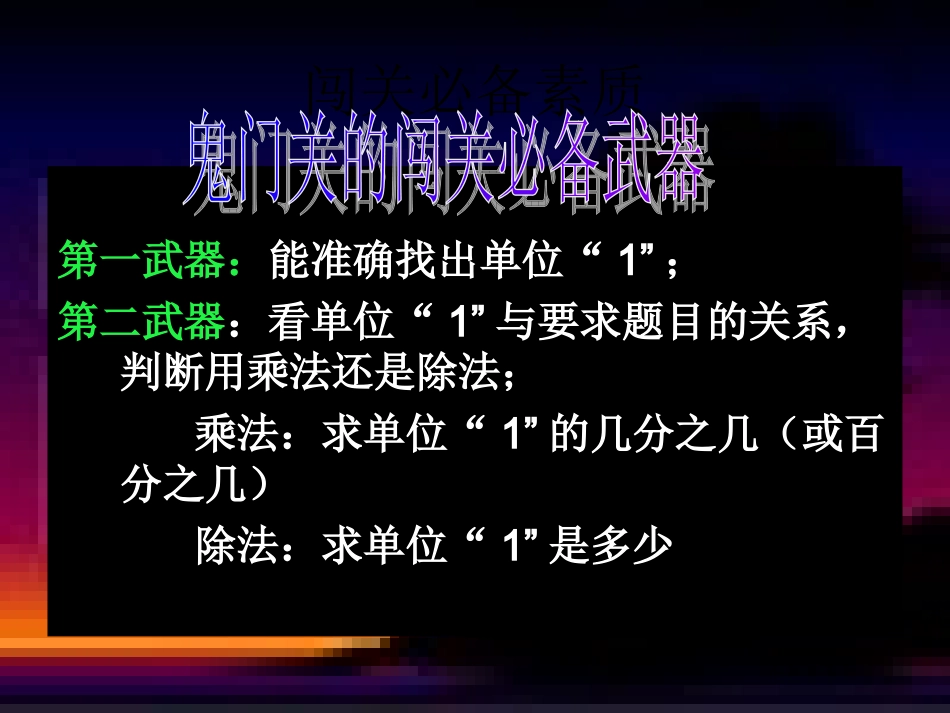 六年级数学上册分数应用题总复习_第3页