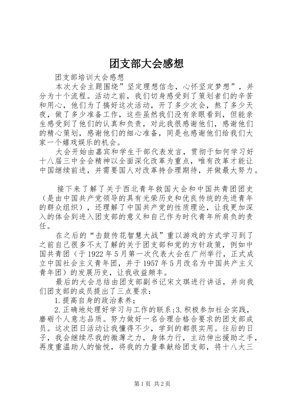 团支部大会感想_第1页
