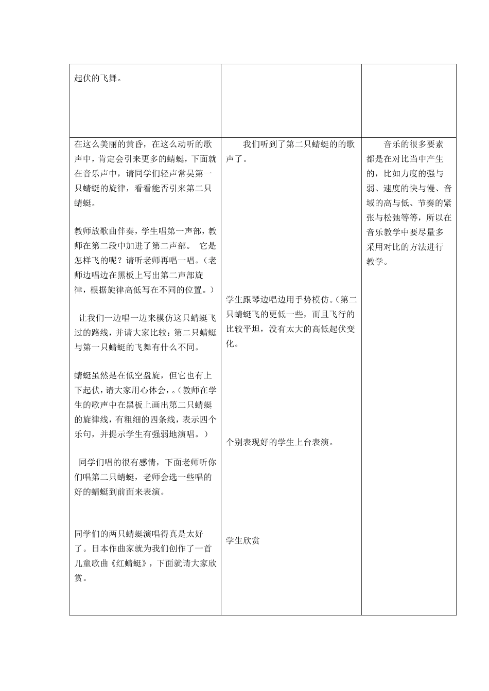 《红蜻蜓》教学设计_第3页