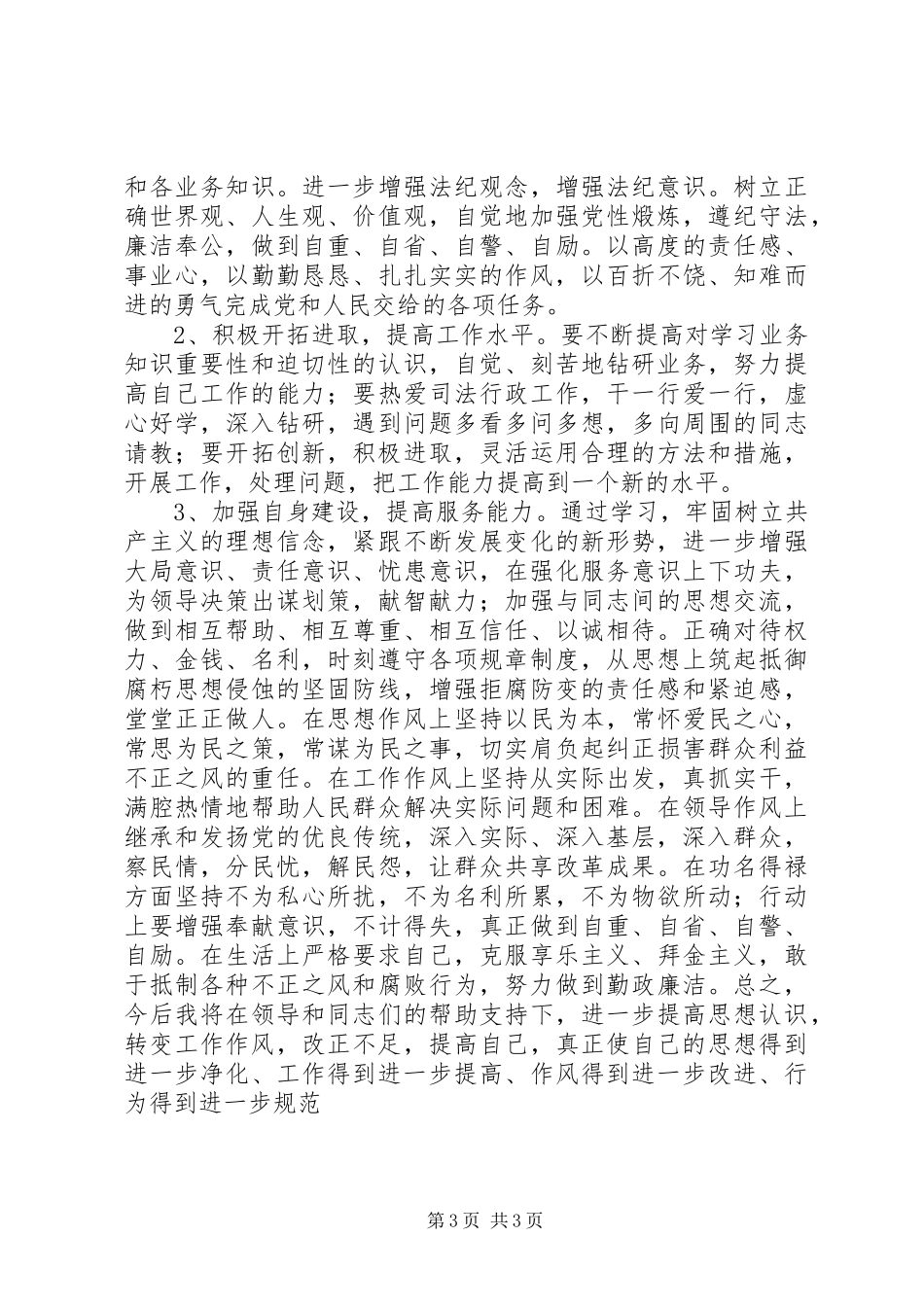 国税局干部作风整顿心得_第3页