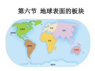 地球表面的板块